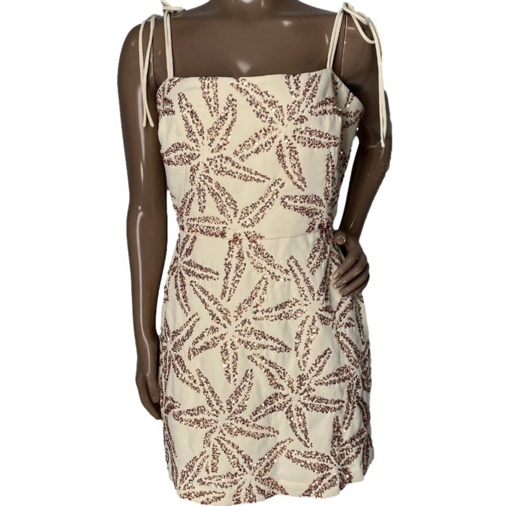 Amanda Uprichard Women’s Avani Sequin Starfish Mini Dress